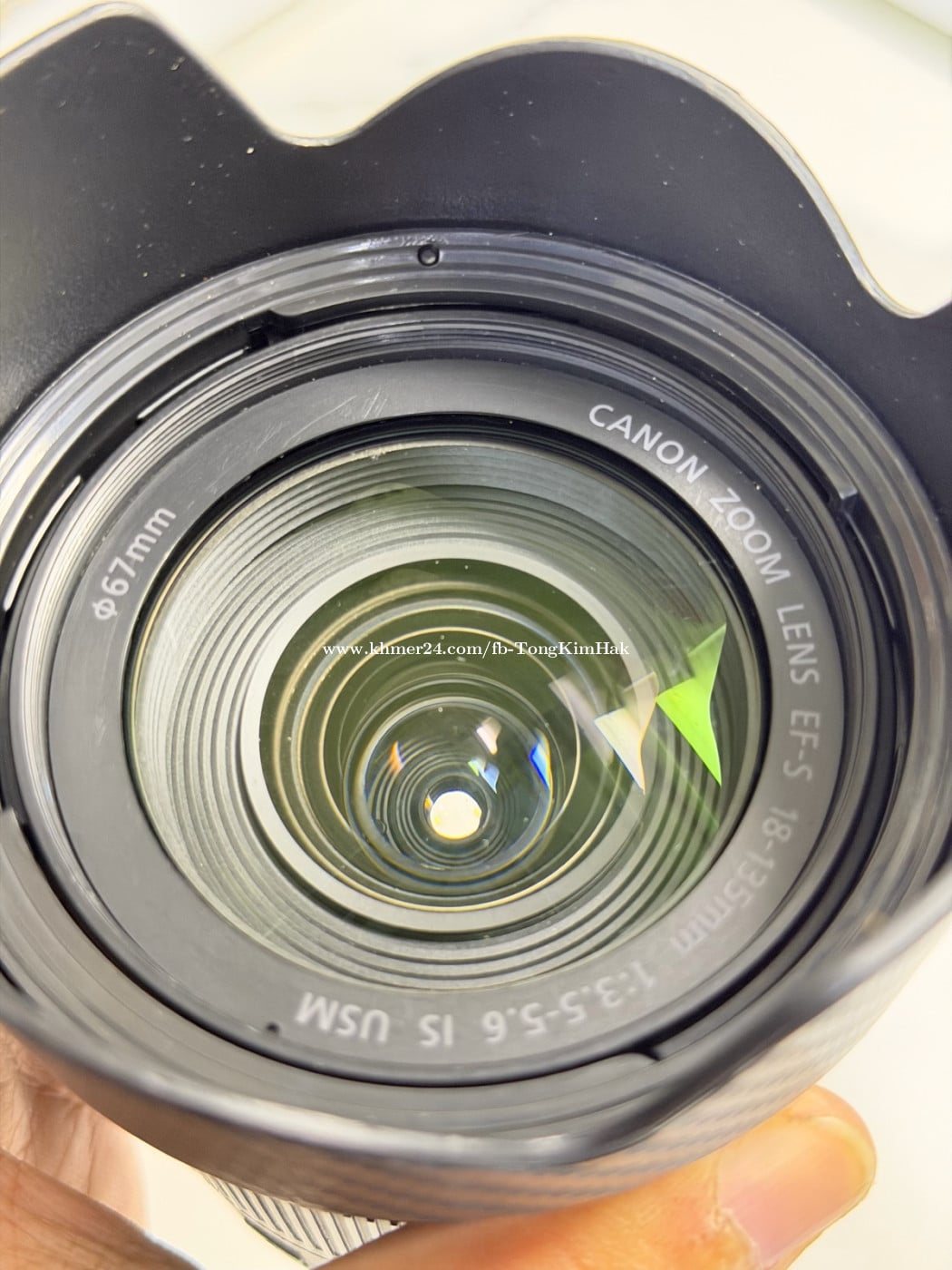 Canon EFS 18-135mm Nano USM F3.5-5.6 98% 150$
