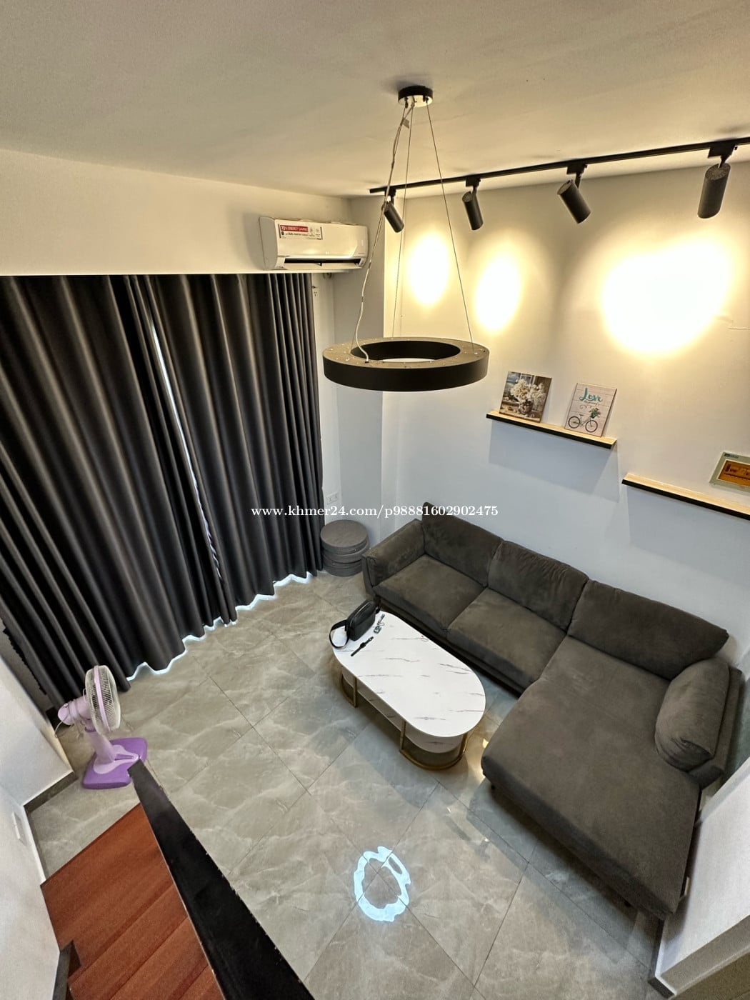 Condo with attic for rent in Toul Kork
