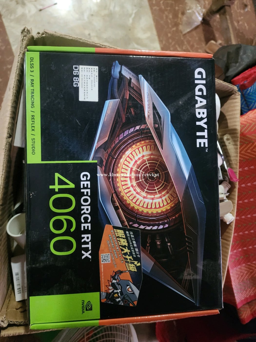 Gigabyte GeForce RTX 4060 (8GB) (single fan model)