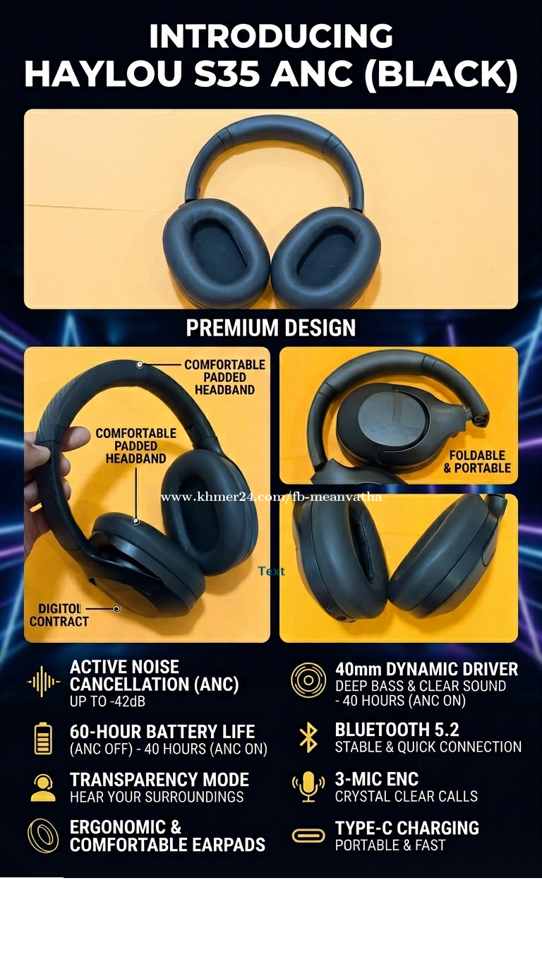 Headphones Haylou S35 ANC
