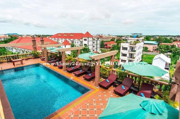 Hotel for rent and open near pub street / សណ្ឋាគារសម្រាប់ជួល និងបើកនៅជិតផ្លូវផាប់ស្រ្ទីត