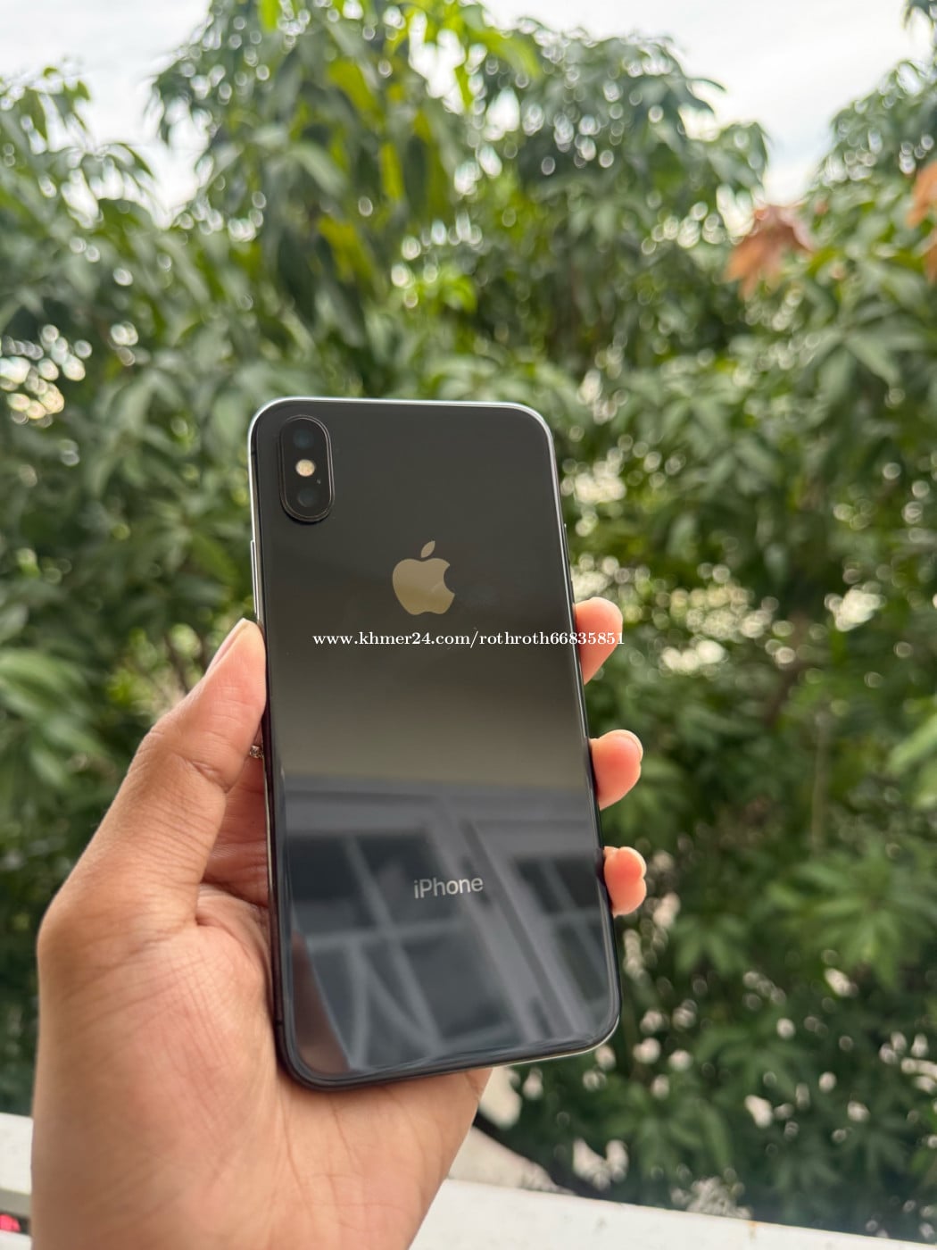 iPhone X 256G សានុំណែន ស្អាត 85$