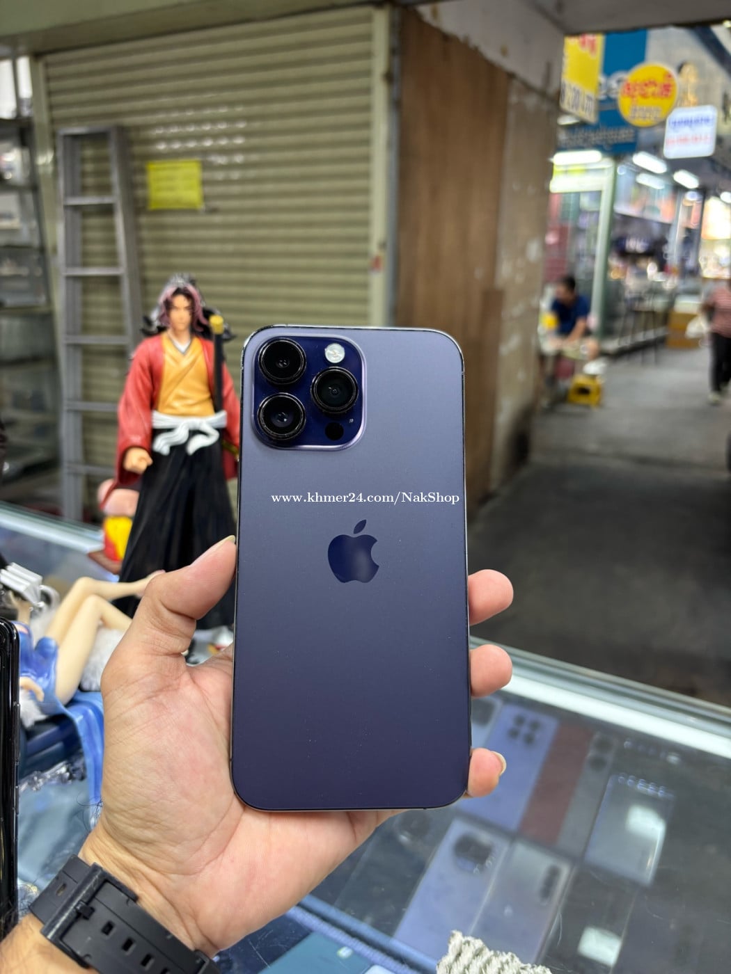 Iphone14pro max 256G ZP sim2 ESIM ស្នាមអេក្រង់ដូររូបប្រើបាន