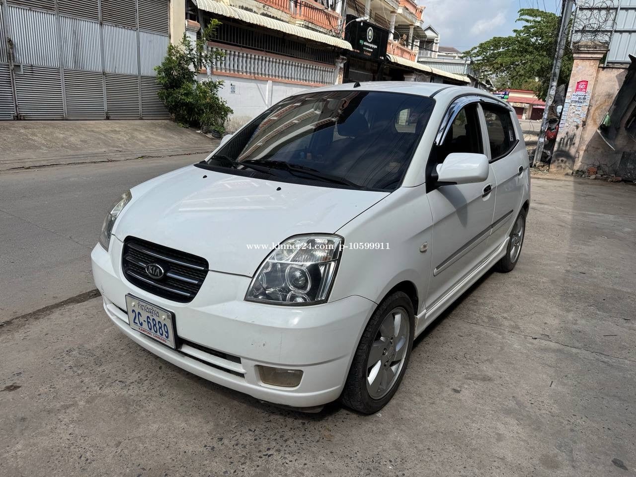 Kia Morning 07 Full ABS ឡានស្អាតអត់បុកប៉ះឯកសារគ្រប់