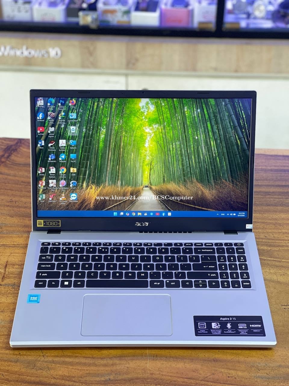 Laptop aspire 315