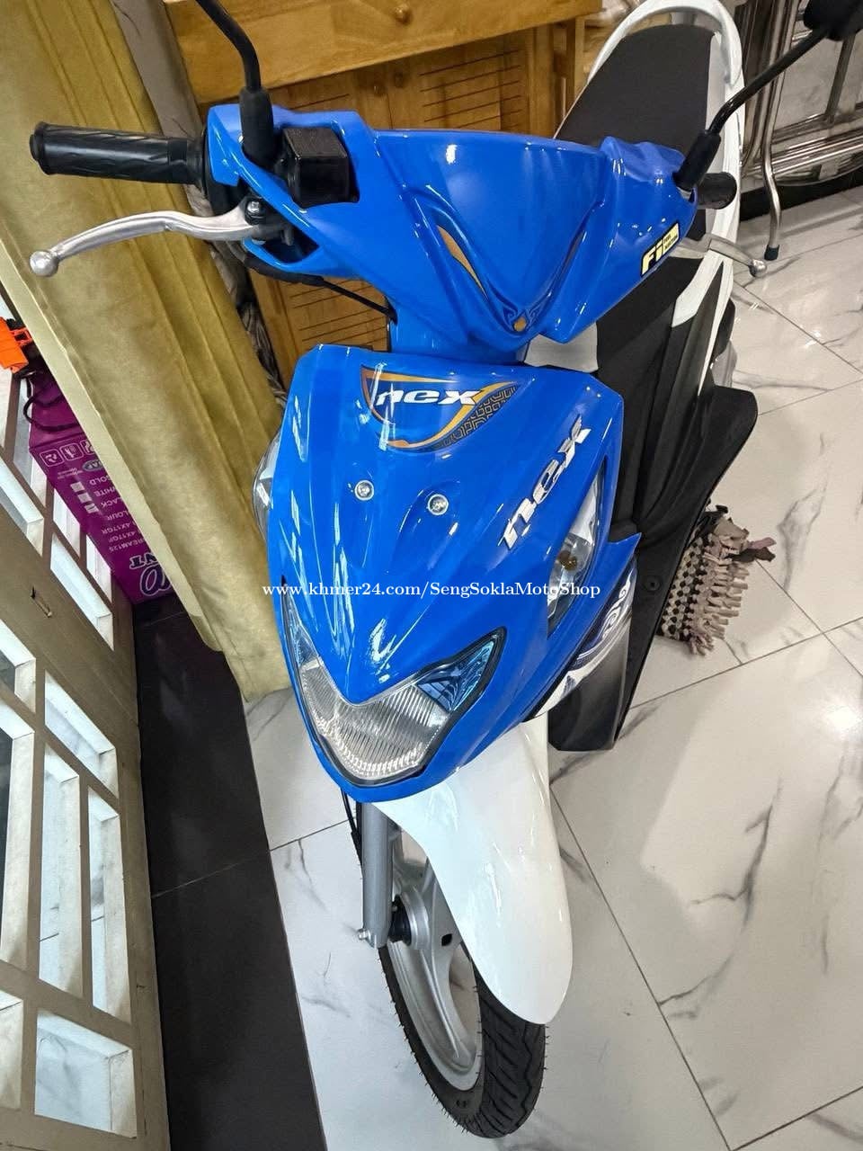 Nex018 ម៉ូតូស្អាត លេខភ្នំពេញ 1HZ. ម៉ាសុីននៅសាណុំហ្សីន
