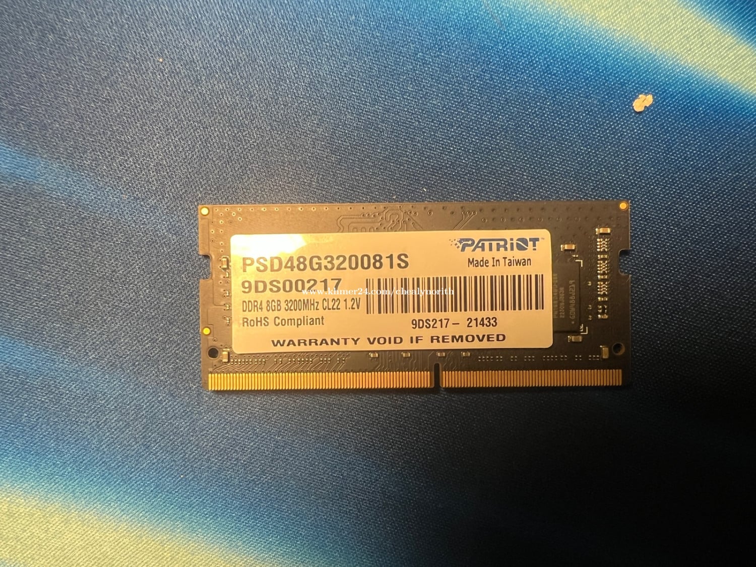 Patriot Signature Line 8GB DDR4 3200MHz SODIMM Laptop RAM (PSD48G320081S)