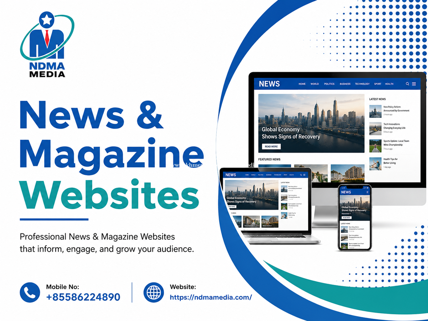 Professional News Website Development