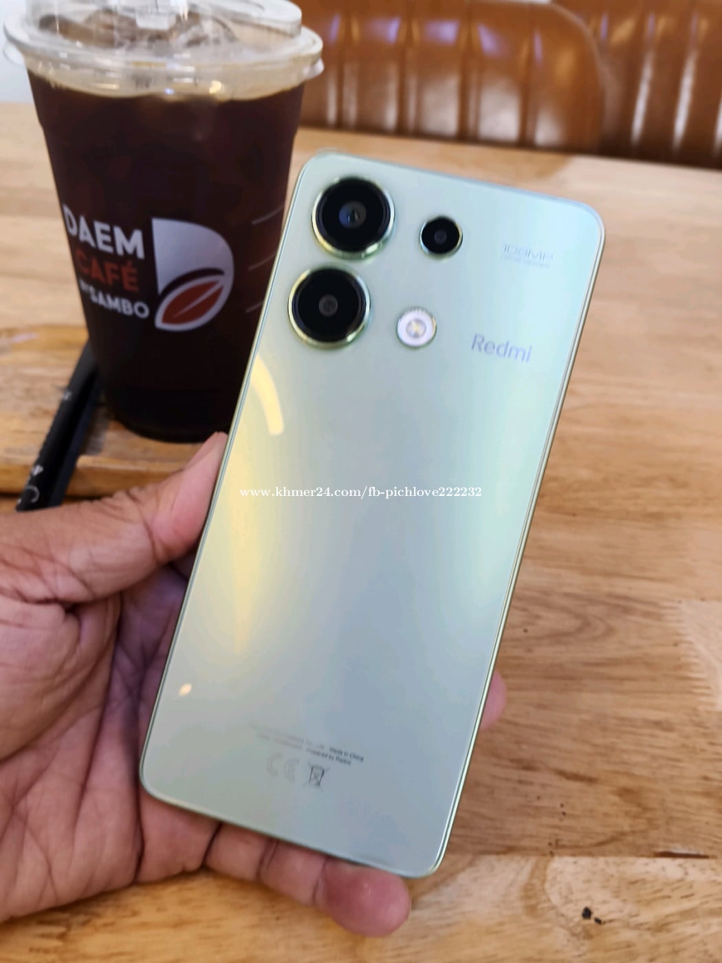 REDMi note13 rem6+2/128GB sim2 ក្រុមហ៊ុន ស្អាត99%