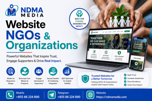 សេវាកម្ម Design Website - WordPress Webdesigning