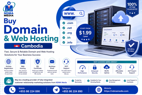 សេវាកម្ម ស្នើសុំទិញ Domain