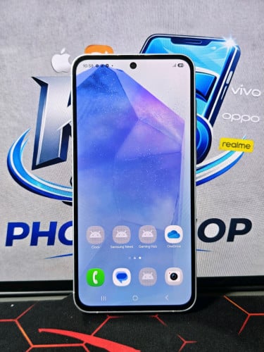 📱Galaxy A55 5G / ក្រុមហ៊ុនSim2 💾RAM8G+8G / Storage128G✅នៅស្អាត98%