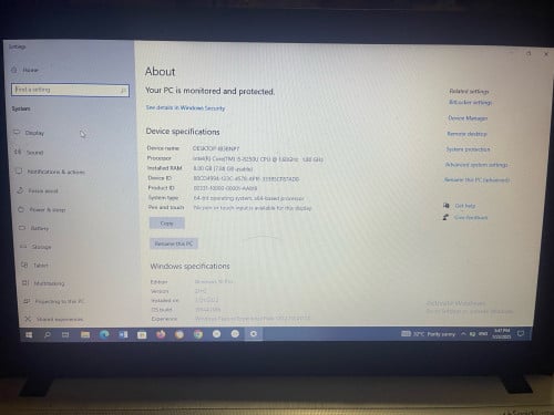 Asus vivobook ram 8g លក់ 60$