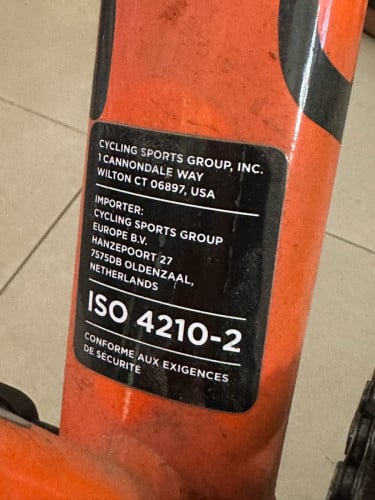 Bicycle for sale (Cannondale)