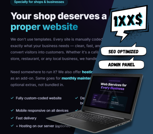Build E-Commerce Website for businesses