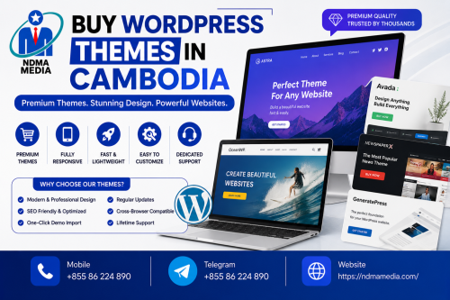 Buy WordPress Themes in Cambodia