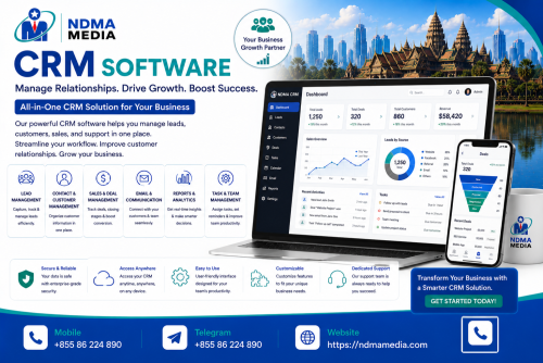 CRM Software Services in Cambodia