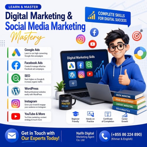 Digital Marketing Cambodian Course Online in Phnom Penh Cambodia