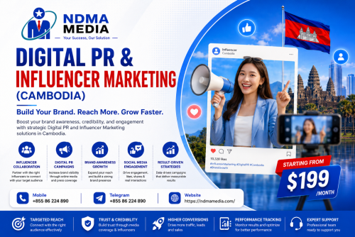 Digital PR & Influencer Marketing (Cambodia