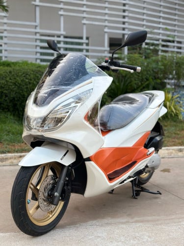 HONDA PCX 017សោស្មាតឃីកម្លាំង150ccម៉ាស៊ីនតាន់ហាប់នែនស្ងាត់សំណុំហ្សីនជិះស្រួលស្ទុះមានពន្ធកាត