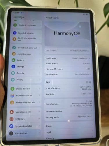 Huawei Matepad 11.5"s PaperMatte 2025