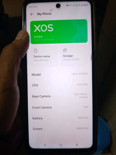 Infinix note30 256g