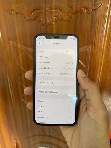 iPhone 12 - មានស្កេនមុខ