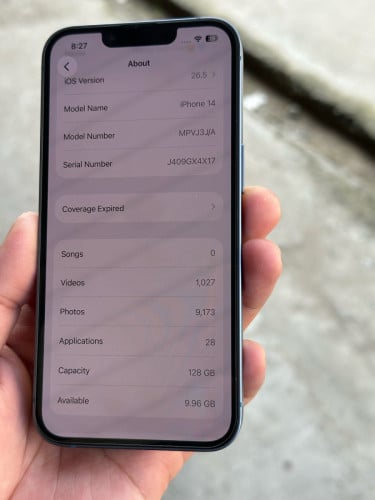 IPhone 14 Code J/A 128GB តួស្អាត98%