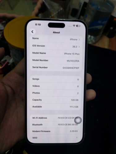 iPhone 15 Plus ZP/A សាណុំសុីន