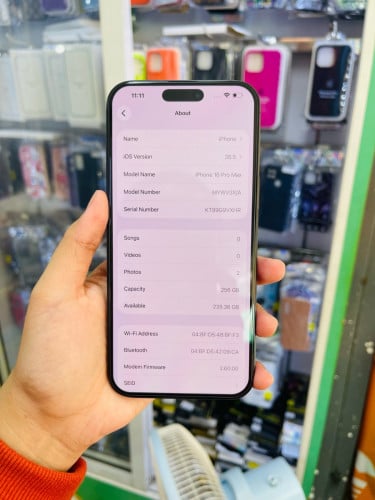 iPhone 16 pro max 256G X/A សំនុំសុីន ស្អាត98,99%
