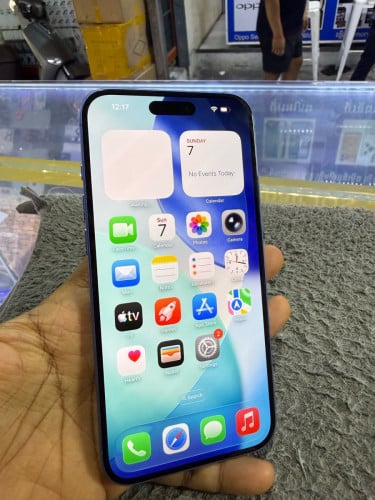 iPhone 16Plus 128G LL/A ហ្សុីនសំណុំណែន មានឆ្នាំងសាក