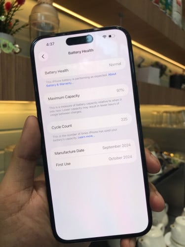 iPhone 16plus 128g zin all តួរ98%ថ្ម97%