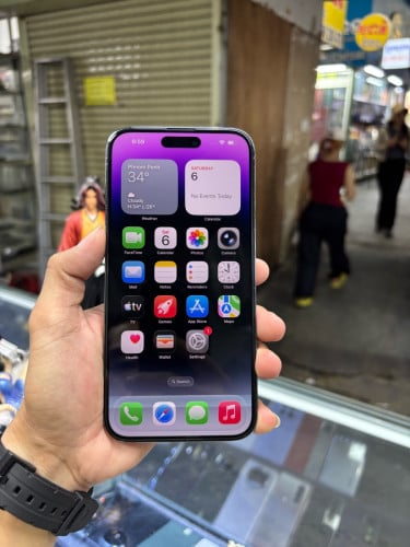 Iphone14pro max 256G ZP sim2 ESIM ស្នាមអេក្រង់ដូររូបប្រើបាន