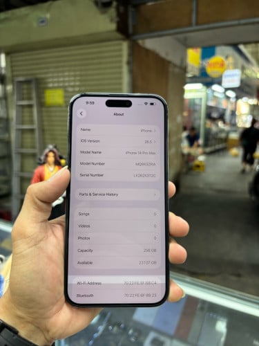 Iphone14pro max 256G ZP sim2 ESIM ស្នាមអេក្រង់ដូររូបប្រើបាន