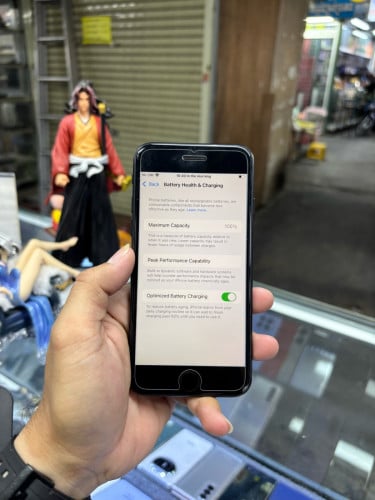 IphoneSE 3 64G LL Sim2 ESIM ម៉ាសុីនអេក្រង់ស្រុីនបែកតិច ថ្ម100%