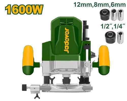 Jadever 1600W Electric Plunge Router (JDER1516001)