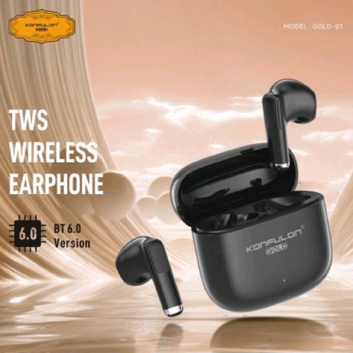 KONFULON Gold TWS Wireless Earphones Model GOLD01