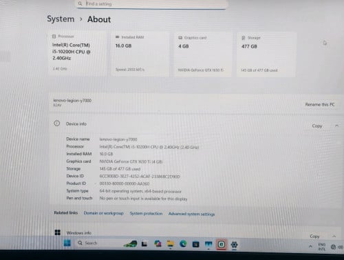 Lenovo Legion Y7000