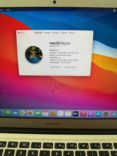 Macbook Air 2017 13inch i5 8g+128g