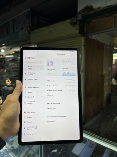 Mi pad 5pro 5G sim WiFi សានុំស្ទើរសំបក