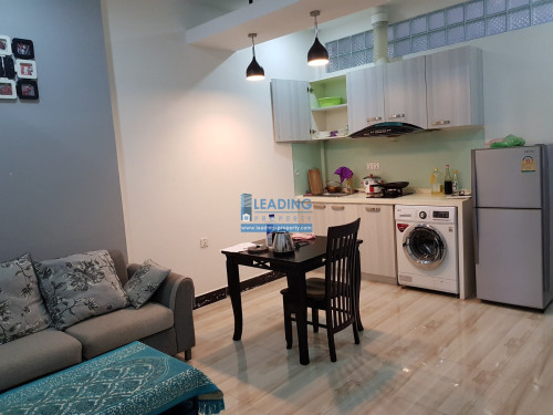 N620 | Nice Western Apartment 1 Bed Unit For Rent Near Boeng Trabek Market