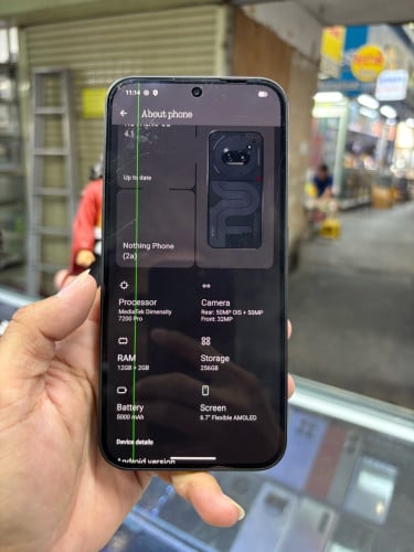 Nothing phoneA2 256G Ram12G Sim2 Global សានុំស្រុីនឆ្នូតអេក្រង់