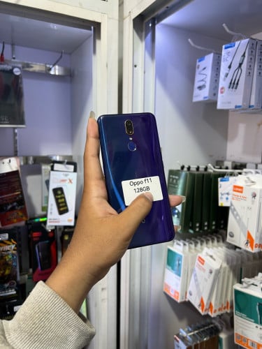 OPPO F11 ពណ៌ស្វាយចាស់ (មួយទឹក) Memory 128GB RAM 6GB អីវ៉ាន់ក្រុមហ៊ុន