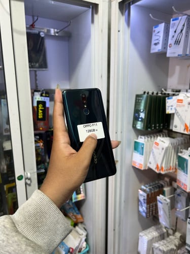 OPPO F11 ពណ៌ខ្មៅ (មួយទឹក) Memory 128GB RAM 6GB អីវ៉ាន់ក្រុមហ៊ុន