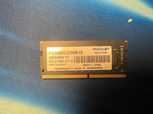 Patriot Signature Line 8GB DDR4 3200MHz SODIMM Laptop RAM (PSD48G320081S)