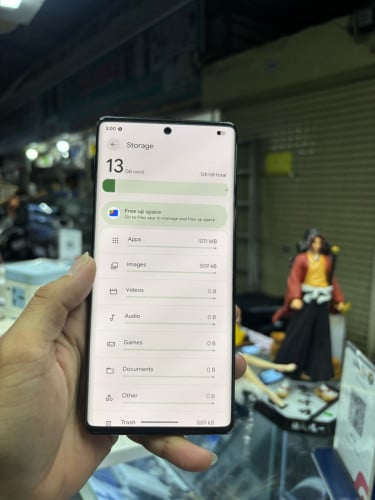 Pixel6pro 128G Ram12G Sim2 ESIM សានុំបែកខ្នង