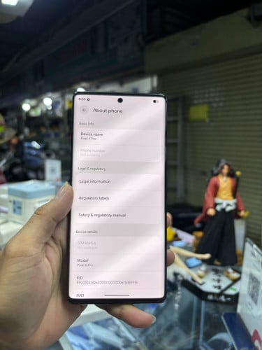 Pixel6pro 128G Ram12G Sim2 ESIM សានុំបែកខ្នង