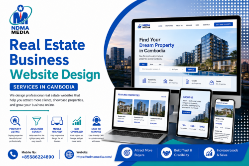 Property & Real Estate Official Website បង្កើតគេហទំព័រ