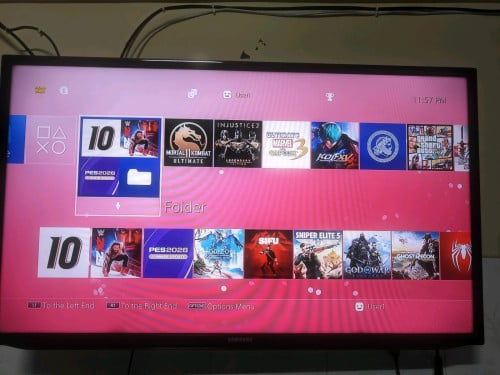 Ps4 pro 1 + hhd 1T =2T controller 3