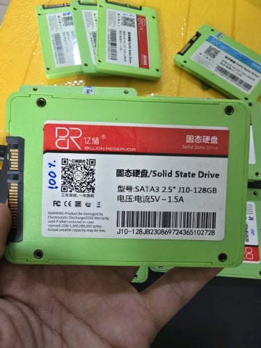 SSD SATA Brand Billion Reservoir (亿储) 128GB = 12$ Warranty 1 Month